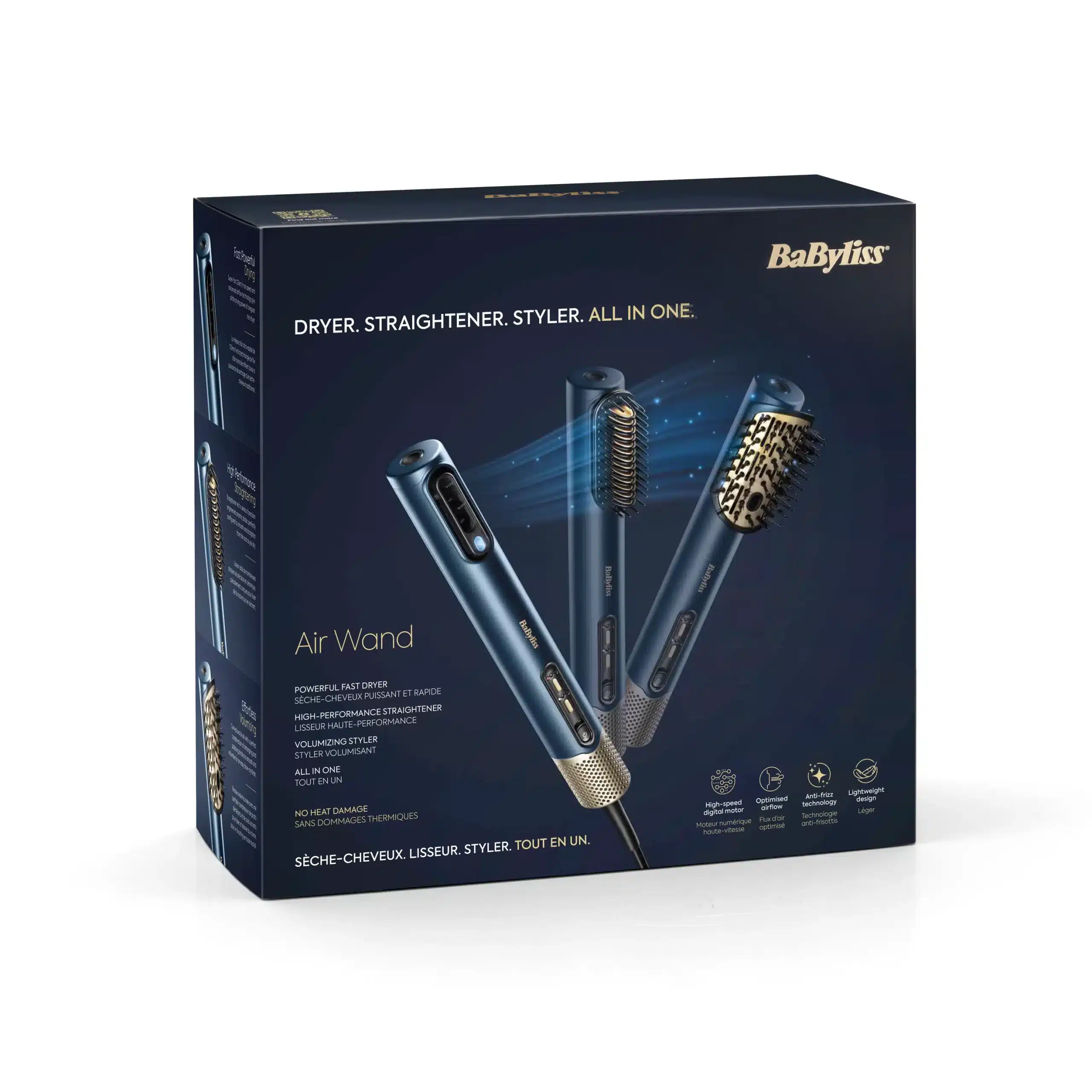 Babyliss Air Wand AS6550E blau – Volumen Styler mit Lufttechnologie - Verpackung