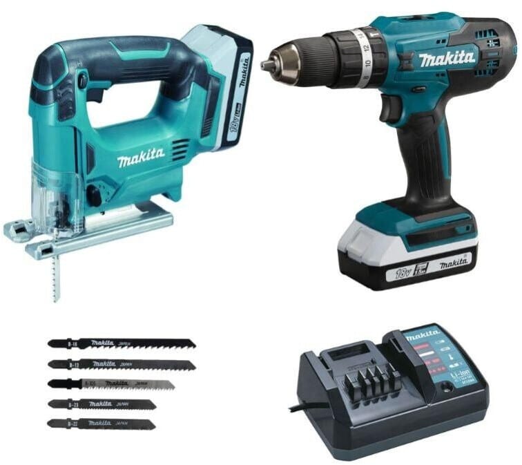 Makita DK18B59Y Akku-Spezialset – Werkzeug Set mit Akku - Produktbild