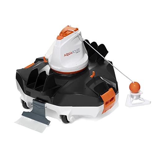 Bestway Flowclear Aquarover Poolroboter in Schwarz auf weißem Hintergrund