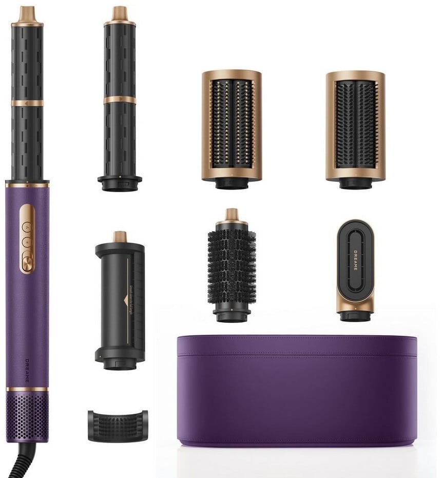 Dreame AirStyle Pro Purple – 7-in-1 Haarstyler mit Lockenaufsätzen - Produktbild