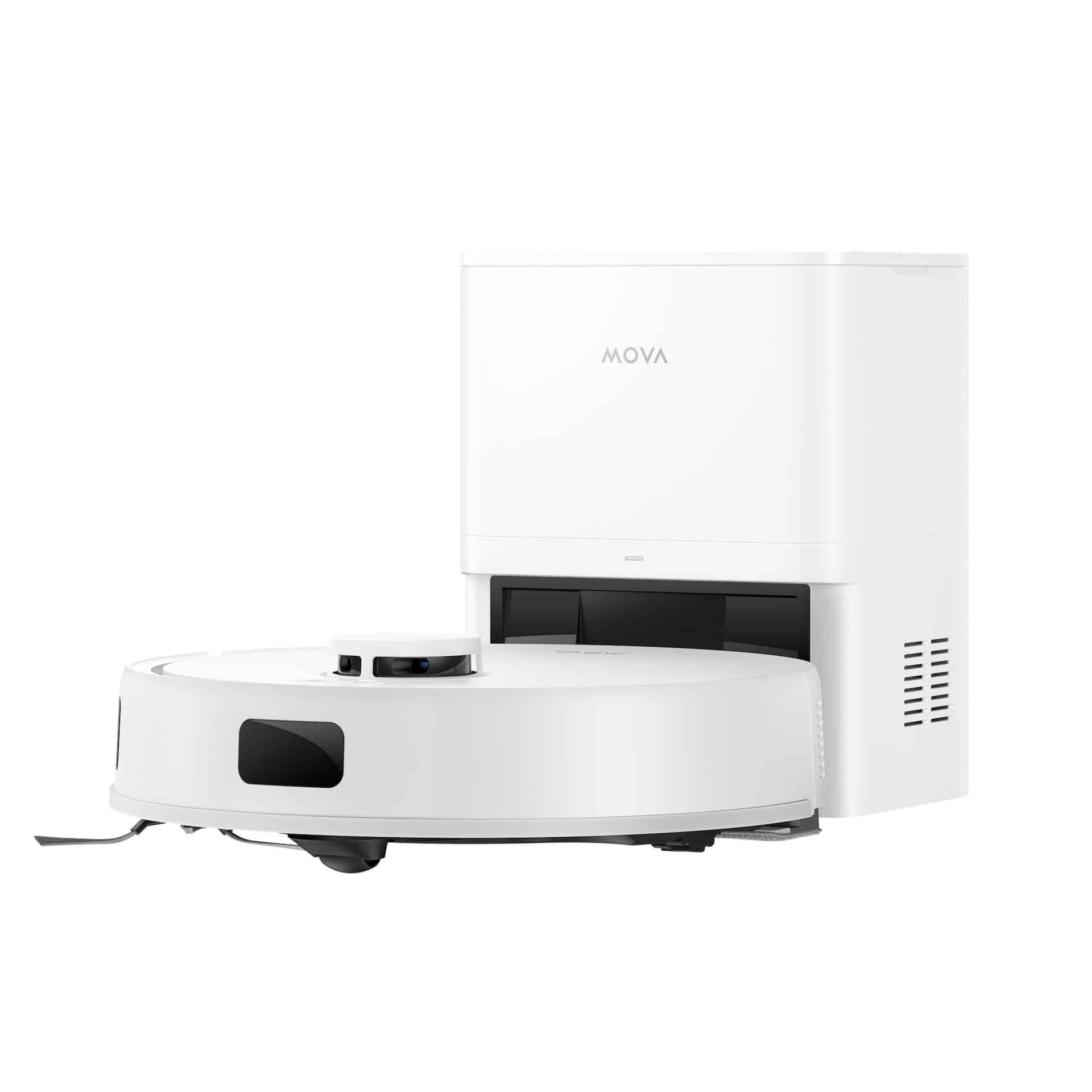 MOVA E20 Plus Saug- und Wischroboter mit Absaugstation, Weiß