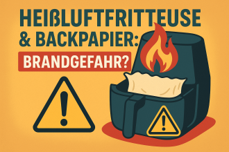 Heißluftfritteuse & Backpapier: Warum diese Kombination brandgefährlich sein kann (und wie du sie sicher nutzt)